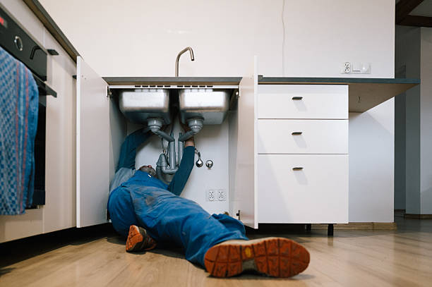 Professional Plumbing technician working in Johnston, IA